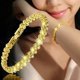 thumbnail image 1 of pulseras mujer san valentin tous joyería mujer bisutería mujer accesorios mujPulsera de lujo de hojas trenzadas para mujer, brazalete de cristal para boda, aniversario, regalos del Día de San Valentín, 1 of 4