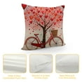thumbnail image 4 of Chilfamy  Happy Valentine's Day Decorative Red Pillow Covers Love Heart Series Square Couple Cushion Cases for Sofa Bedroom Car, 4 of 5