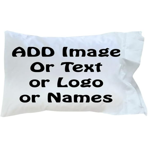 Customize Pillowcase, Create Your Own Name or Photo Pillow case, Custom Text and Photo Pillowcases, Personalized with Your Name, Custom Gift Idea, Birthday Christmas Basket gift idea