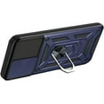 thumbnail image 2 of for Samsung Galaxy S21 Ultra Case, Slide Camera Lens Cover with Ring Kickstand Hybrid Armor Hard Luxury Phone Case for Galaxy S21 Ultra 5G for Women Men (Navy Blue, for Samsung S21 Ultra), 2 of 17