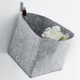 thumbnail image 4 of Washranp 1Pcs Storage Basket, Large Capacity Anti-deform Felt Leather Handle Organizer Basket for Home, 4 of 7