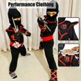 thumbnail image 2 of Kids Seven-Piece Ninjas Role-Playing Set Breathable Comfortable Fashion Suit for Children's Day, 2 of 5