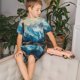 thumbnail image 4 of Fotbe Iceberg Bald Eagle Pijama Estampada de 2 Piezas para Niños – Ropa de Dormir de Manga Corta Cómoda para Niños y Niñas, Camiseta y Shorts de Algodón-4X-Large, 4 of 6