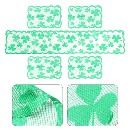 

Home Life Irish Festival Shamrock St. Patrick S Day Table Decoration Mats Placemats Set