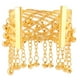 thumbnail image 5 of Brazalete de cadena de metal Perfecl tallado hueco ajustable para danza del vientre, 5 of 7