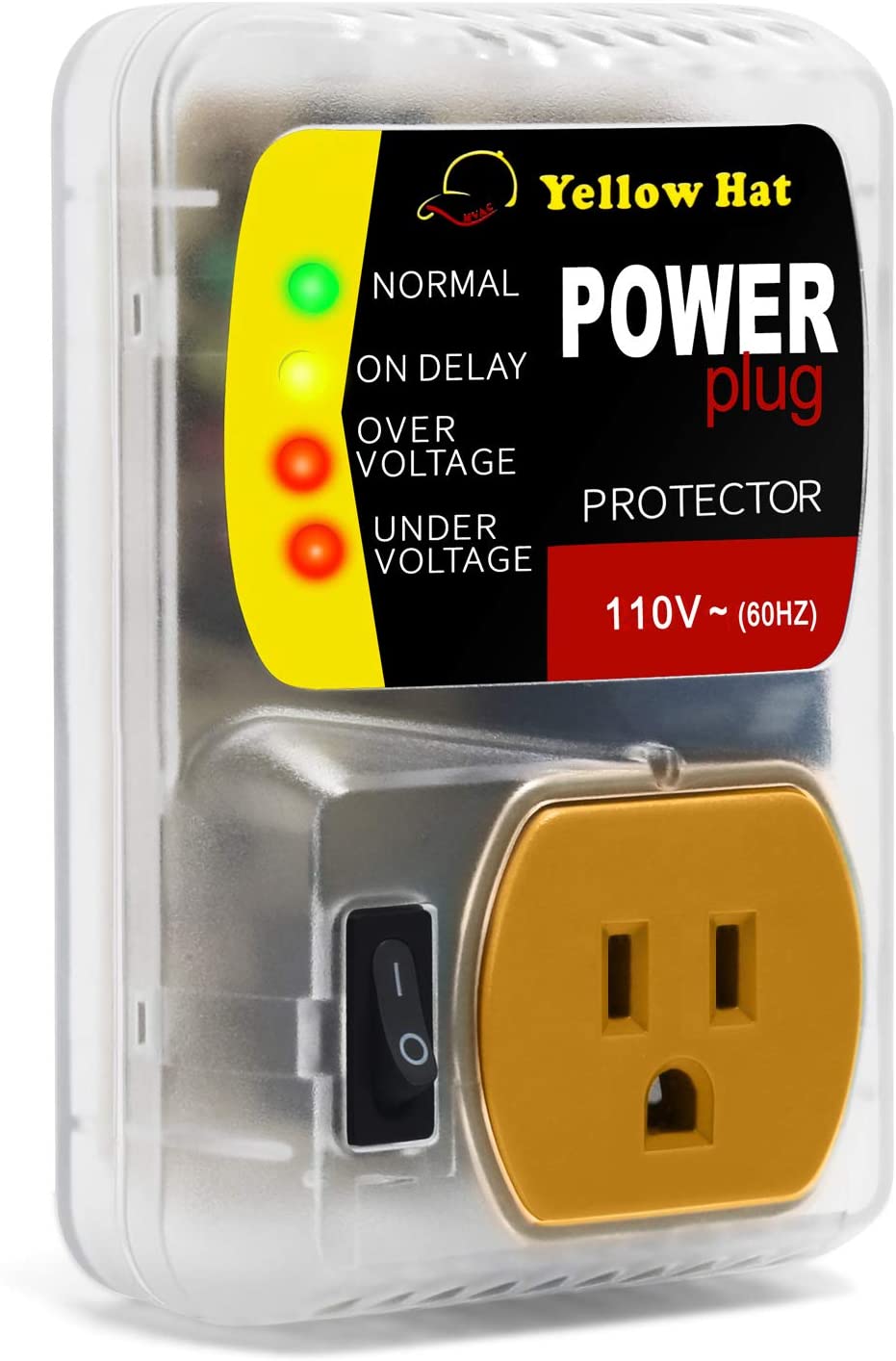 Surge Protector,Voltage Protector for Home Appliance, Voltage Brownout Outlet 110V 15A 2200 Watts