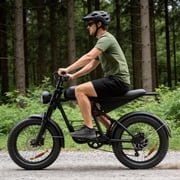 Electric Bike for Adults,750W Motor 1500W Peak,Top Speed 30MPH, Max 55miles,20×4.0 Fat Tires,48V 20Ah Battery,UL 2849,Fit for 18+