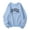 A-Blue33, variant on Yuannlog Womens Sweatshirts Tops Autumn Los Angeles letters Print O Neck Dailywear Sweatshirts Oversized Pullovers Loose Casual Sweatshirt , L