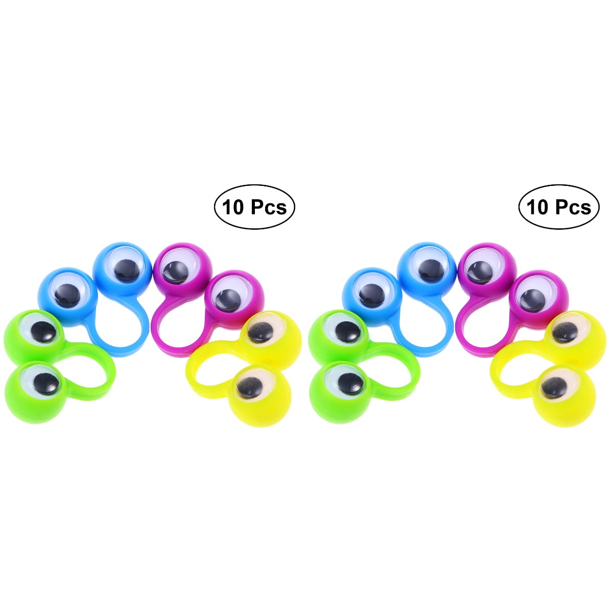 Frcolor Eye Eyeball Puppets Puppet Finger Puppet Hand Ring Kids Party