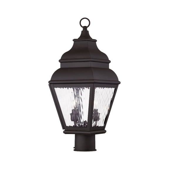 Livex Lighting Exeter 2 Light Outdoor Post Head in Bronze