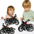thumbnail image 6 of Godderr Kids Car Model Motorcycle Model Toys Pull Back Toy Car with Sound and Lights Suitable for Boys and Girls, 6 of 7