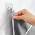 thumbnail image 4 of SZTXJ Hanging Laundry Hamper with Stainless Steel Adjustable Door 2 Suction Cup Hooks, Best Choice for Storing Dirty Clothes and Saving Space, Gray, 4 of 5