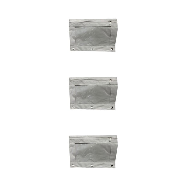 Matsuzay Bolsa de documentos elegante y portátil para oficina y escuela, bolsa de almacenamiento de documentos duradera, color blanco Type1 NO1