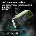 thumbnail image 3 of Hand Crank Flashlight,Portable LED Emergency Flashlight with Hand Crank/Solar/USB Rechargeable,Survival Flashlight for Camping, Outdoor, Hiking, 3 of 6