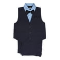 thumbnail image 4 of Avery Hill Boys' 4 Piece Vest Bowtie Colored Shirt Set (Baby, Toddler, Little & Big Boys), 4 of 5