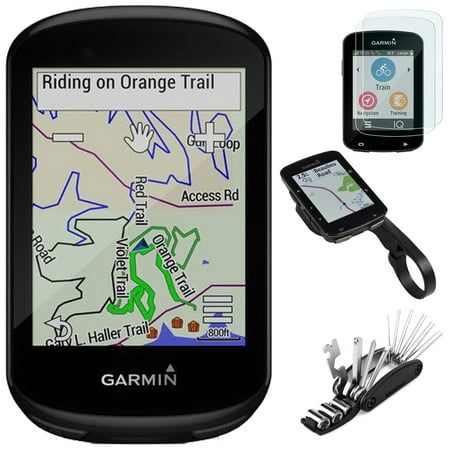 Garmin 010-02061-00 Edge 830 GPS Cycling Computer Bundle with Screen Protector, Scratch Resistant Tempered Glass, Bike Mount for Garmin Edge GPS Series and 16-in-1 Multi-Function Bike Tool Kit