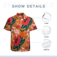 thumbnail image 7 of High Quality Hawaiian Shirts for Men Short Sleeve Aloha Beach Shirt Floral Summer Casual Button Down Shirts Blouses SJVDTJ, 7 of 7