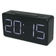 thumbnail image 1 of Reloj despertador para dormitorio, 2 alarmas, reloj con pantalla grande LED ruidoso, 1 of 4