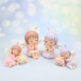 thumbnail image 2 of Cute Desktop Statue Home Decor Garden Landscape Miniature Doll Angel Annie Ornament Cake Topper Car Interior 4B, 2 of 8