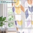 thumbnail image 4 of 2 Panels Set Blackout Curtains Thermal Insulated Sun Protection Room Darkening Drapes for Bedroom Shape Of Lavender Arrow, 4 of 7