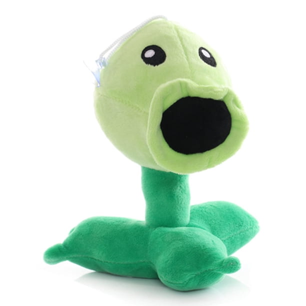 Jhesao 7 "" Plantas y Zombies Pvz Peluche Peashooter Juguetes Pvz 1 2 Muñeco de Zombies Suave Relleno Guisante Verde Shooter Peluche Nuevo