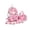 #A01-Pink, variant on Cute Strawberry Backpack Set for Girls, 4 Piece School Bag with Lunch Box & Pencil Cases, Lightweight Large Capacity Oxford Cloth Bookbag for Kids Students