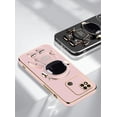 thumbnail image 2 of Compatible with Redmi 10A Case for Women Men, Ultra Soft Xiaomi Redmi 10A Phone Case with Stand Silicone TPU Plating Cute Astronaut Pattern Cases Cover (Black), 2 of 6
