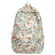 thumbnail image 1 of Mochila Informal para Estudiantes Con Flores 1531 Color Verde, 1 of 9