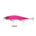 thumbnail image 6 of 12cm/15g Fishing Lure Sharp Hooks Realistic Professional Anti-corrosion Reusable Long Casting 3D Fish Eyes Minnow Lure Bait Artificial Wobbler Fishing Equipment, 6 of 7