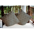thumbnail image 4 of 18" x 18" Simply Daisy Lifeflor Diamond Polyester Indoor/Outdoor Pillow, Pepper Qty 1, 4 of 5