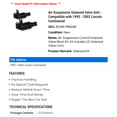 thumbnail image 2 of Air Suspension Solenoid Valve Unit - Compatible with 1995 - 2002 Lincoln Continental 1996 1997 1998 1999 2000 2001, 2 of 2