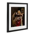 thumbnail image 3 of Deputy Purrkins Cat Sheriff Black Framed Print Under Glass, design by Lucia Heffernan, 3 of 9