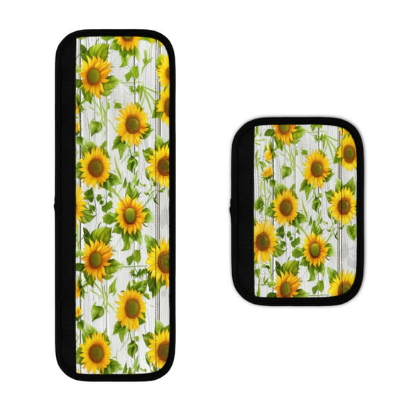 SEANATIVE Board Print Fridge Handle Cover Set of 2 Washable Kitchen Refrigerator Appliance Door Handles Decor Covers Sunflower Fridge Handle Covers Keep Appliance Clean from Fingertips