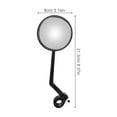 thumbnail image 2 of ORDDIART 2-Pack Electric Scooter Mirrors with 360° Rotation for Improved Rear Visibility and Enhanced Safety, 2 of 8