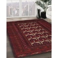 thumbnail image 3 of Ahgly Company Machine Washable Indoor Rectangle Traditional Cranberry Red Area Rugs, 2' x 4', 3 of 7