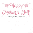 thumbnail image 3 of Glitter Happy Mother's Day Banner, Pre Strung Hanging Cardboard Letter Garland Sign DecorationforMom Decorations, Spring Family Gathering And First Mother's Day, Glitter Cardboard Banner 2 Meters, 3 of 5