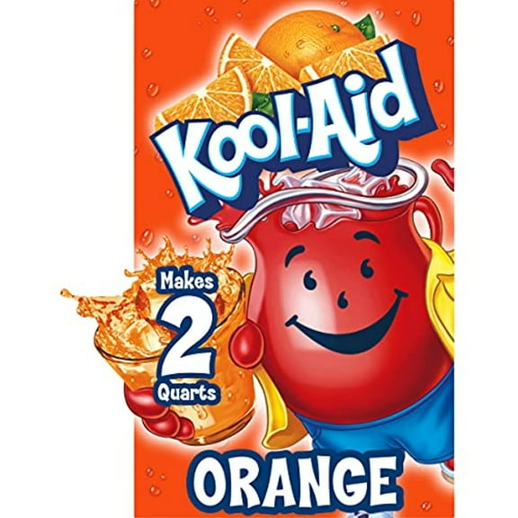 Kool-Aid Unsweetened Caffeine Free Orange Zero Calories Powdered Drink Mix 192 Count Pitcher Packets