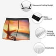 thumbnail image 6 of Bingfone Starfish Sunset Sea Beach Men'S Underwear - Casual Stretch Boxer Briefs-Small, 6 of 9