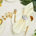 thumbnail image 5 of Fixing Clip Compatible Autumn Maple Leaf Napkin Ring Holder for Seasonal Table and Festive Dining, 5 of 5
