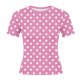 thumbnail image 4 of Xuyuer All-Match Fashion Floral Print Short Sleeve T-Shirt Women's Casual Charming Flower Pattern Tee With Round Neck Graphic Tees Women Tops, 4 of 7