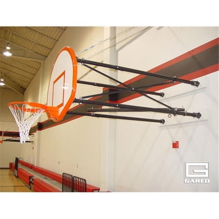 Gared Sports 9 x 12 ft. Side Fold Wall Mount Series Extension Rectangular Board for Adjust-a-Goal