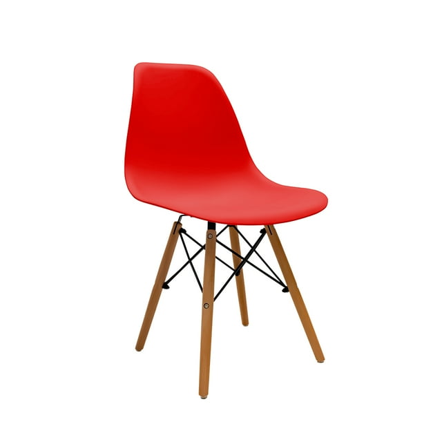 Sillas Minimalistas HOMEASY Color Rojo Set de 2