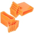 thumbnail image 6 of Set of 2 Non Step Ladder Feet Folding Stool Ladders for Home Orange, 6 of 8