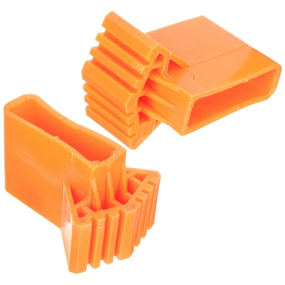 YOSADIER Renaclipy Ladder Accessories with Orange Rubber Foot Pads for Enhanced Stability and Safety, 2 Pieces