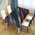 thumbnail image 4 of Yayeee Tablecloths 54" x 72" Rectangle Wrinkle Resistant Party Table Cover, Stars Abstract Lines, 4 of 8