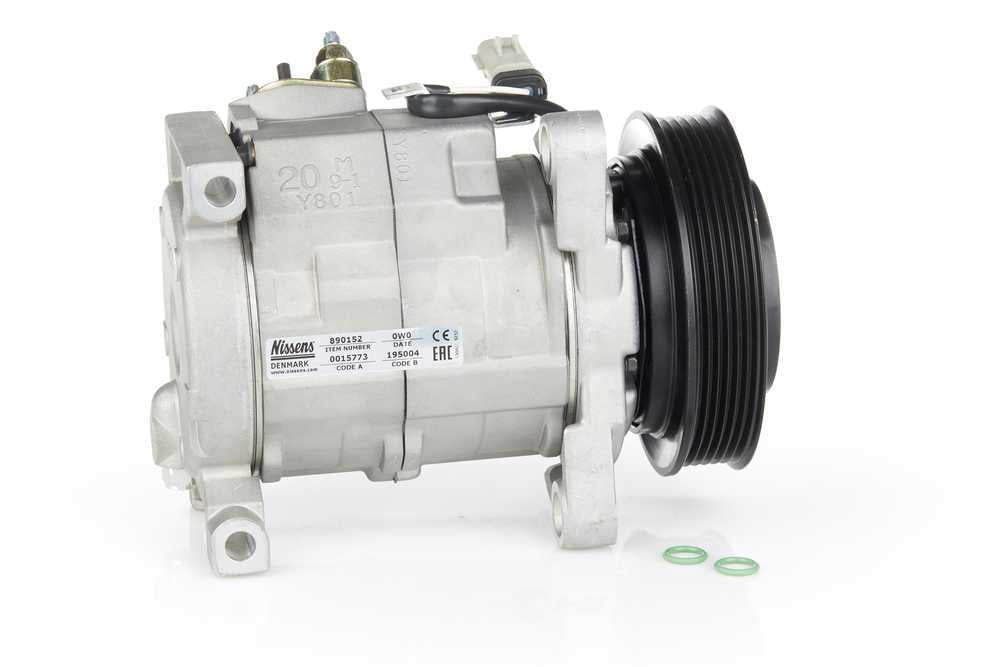 Nissens 890152 10S20H Compressor with Clutch