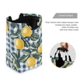 thumbnail image 3 of Yayeee Freestanding Laundry Hamper with Handle Collapsible Large Storage Basket for Clothes, Retro Beige Lemon, 3 of 7