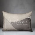 thumbnail image 3 of Creative Products Welcome To Our Home 20 x 14 Spun Poly Pillow, 3 of 3