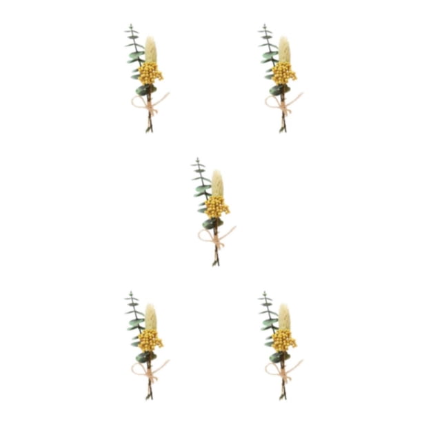 Matsuzay Elegancia atemporal en arreglos de flores y hojas secas Ramo de flores secas naturales HS-05 ecológico Type1 NO1