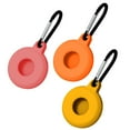 thumbnail image 1 of 3Pcs Silicone Protective Sleeve Cover Compatible for AirTags Case with Keychain Anti-Loss Protective Case, 1 of 4